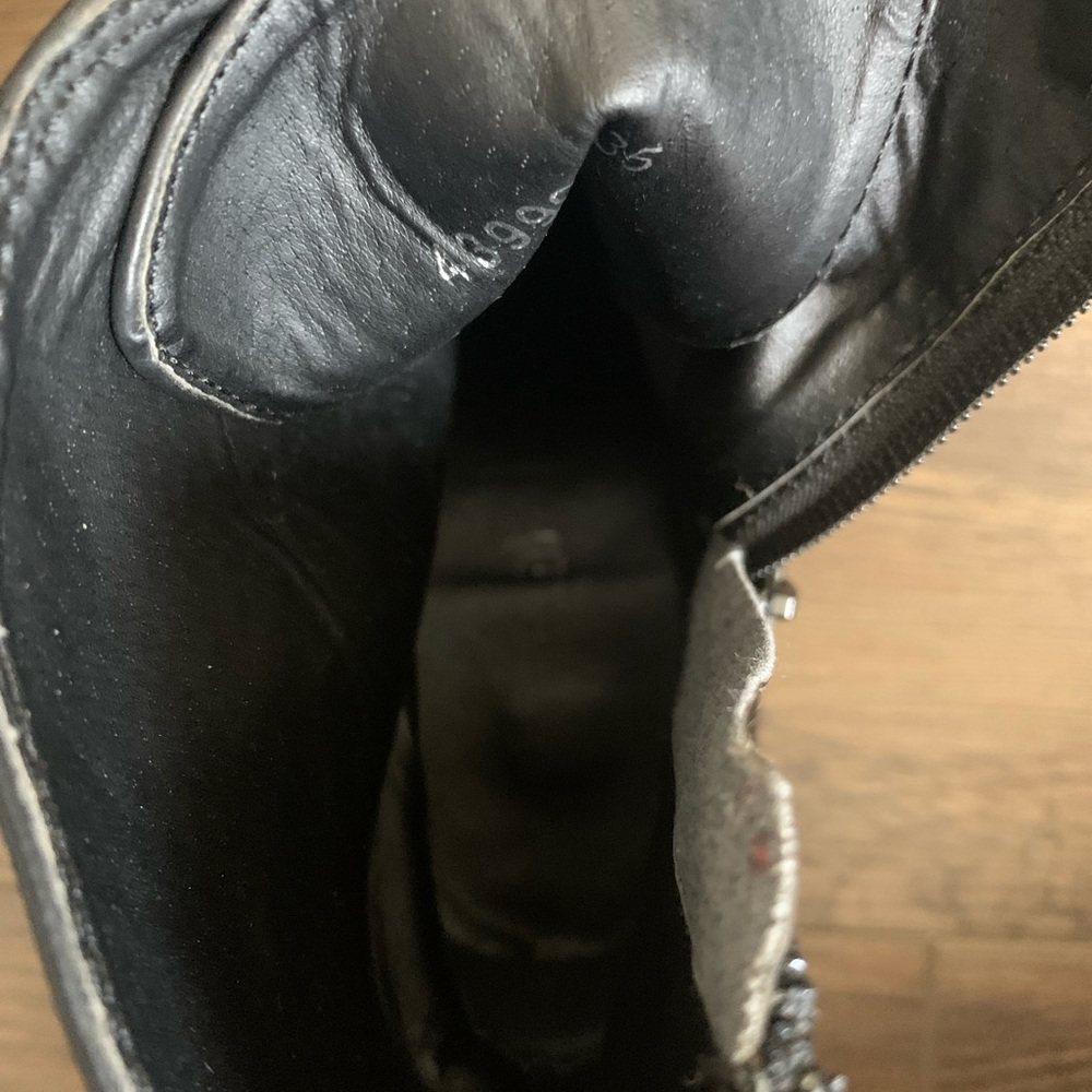 Black Lace-Up Ankle Boots - Picture 13 of 13